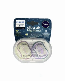 پستانک اونت ultra air nighttime 0-6
